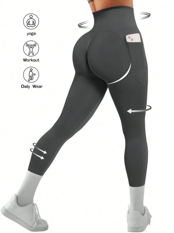 Sexy Scrunch Leggings Push Up Tights Woman Back Gym Sport Women Fitness Legging Butt Lift Yoga Pants - Image 3