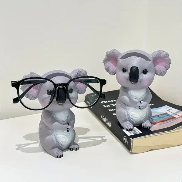 Cute Animal Eyeglass Frame Interesting Koala Sunglasses Display Frame Creative Eyeglass Frame Home Office Decoration Frame - Image 1