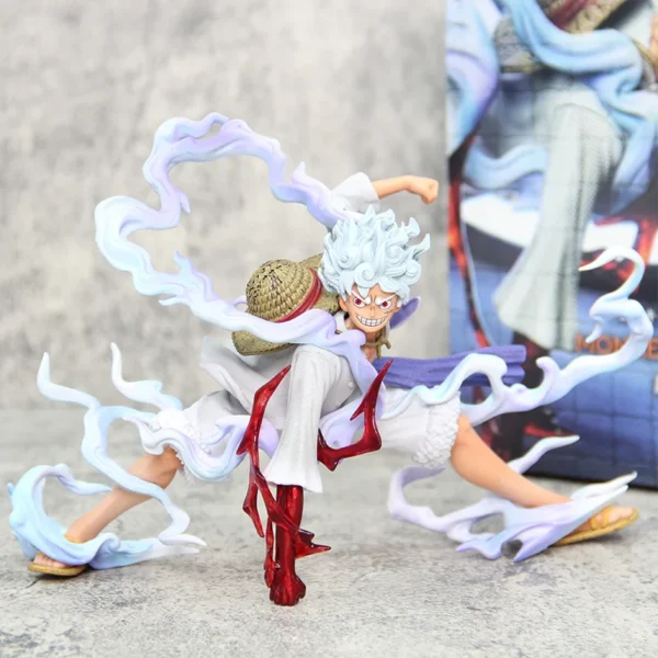 18cm One Piece Sun God Nica Luffy awakens in 5th gear Action Figure Model Statue Toys Collection Decoration Model Toys Gift - Image 1