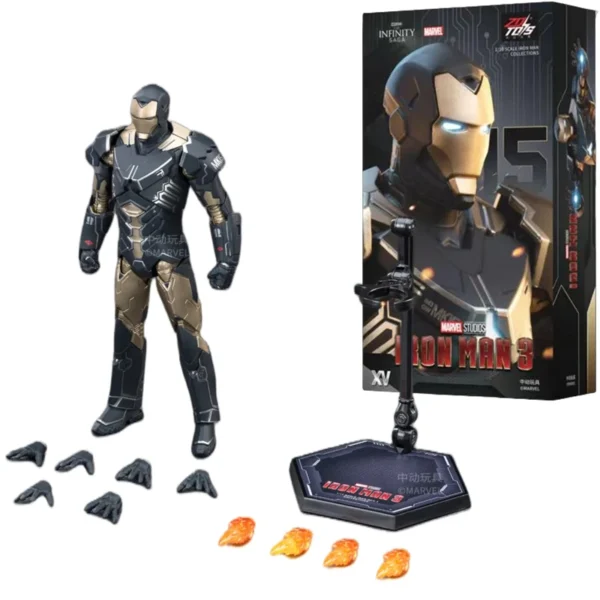 ZD Toys Iron Man MK15 MK16 War Machine MK2 Action Figure Iron Man Mk47 MK35 Red Snapper 1/10 Scale Iron Man Collections Gift - Image 4