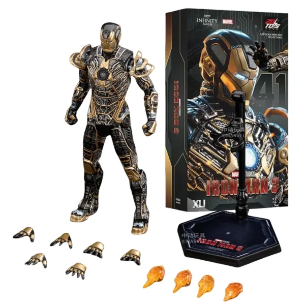ZD Toys Iron Man MK35 Red Snapper Action Figure Iron Man Mk41 Mk47 Tank MK24 MK22 1/10 Scale Iron Man Collections Gift - Image 4