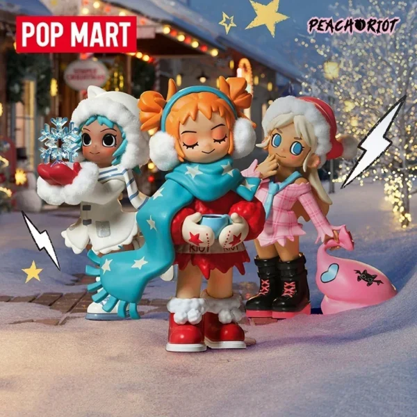 POPMART Lil Peach Riot Holiday Mixtape Series Blind Box Guess Bag Mystery Box Toys Doll Cute Anime Figure Desktop Ornaments Gift - Image 3