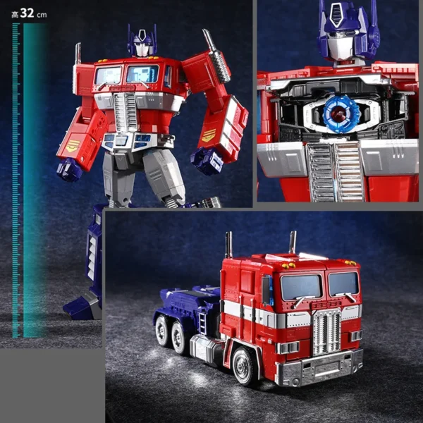Transforming Action Figure 32cm Optimu Prim XP10 Commander Transformation Robot Toy Alloy Car Children's Toy Gift - Image 6