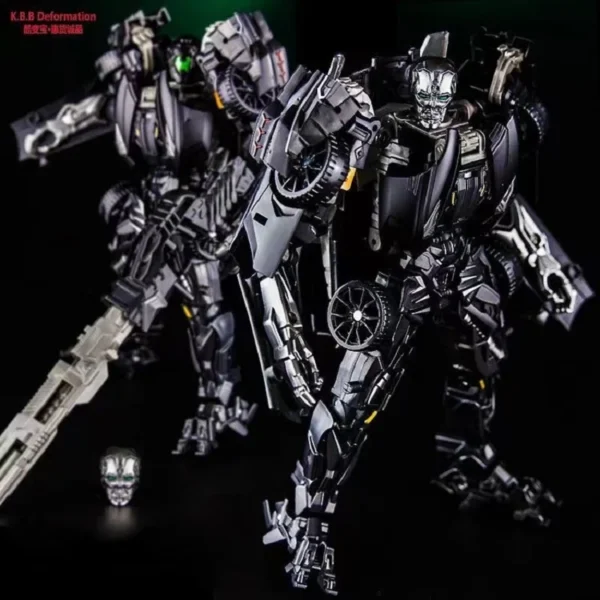 Transformation Robot Toy 4 Dark Lockdown Robot Car Figures Film Version Deformed Car Toy Children's Birthday Gift - Image 2