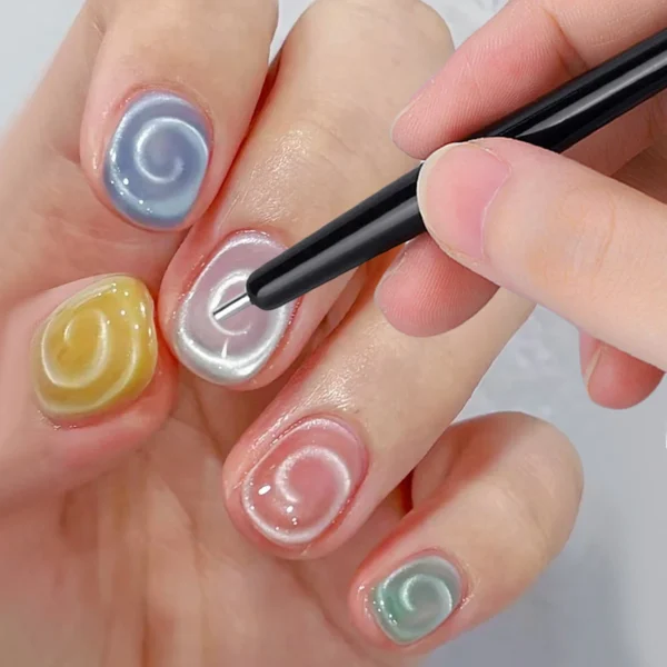 4/7/6/9pcs Cat Eye Magnet Set With Iron for Nails Heart Shaped Rabbit Iron Magnetic Design DIY Nail Tool Back To School ﻿ - Image 6