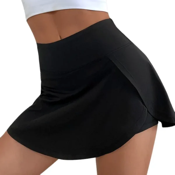 High Waist Sports Culottes Women Yoga Fitness Tennis Lining Anti Light Running Quick Drying Skirt Suitable for Running Yoga - Image 1