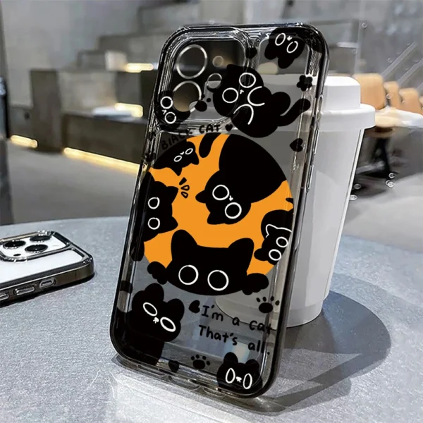 Transparent Phone Case For iPhone 11 Case iPhone 15 16 13 17 12 14 Pro Max Air XR XS X 7 8 SE Aesthetic Art Chinese Style Cover - Image 4