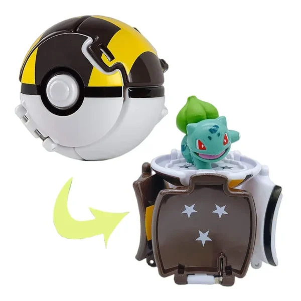 Pokemon Elf Ball Pokeball Anime Figure Cartoons Pikachu Charizard Piplup Kyogre Pocket Monster Pet Anime Action Model Toy Gifts - Image 5
