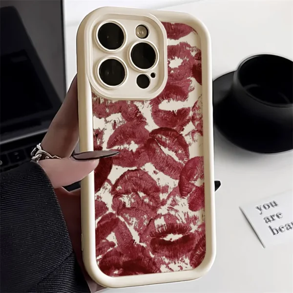 Sexy Girl Lips Phone Case For iPhone 13 11 15 14 12 16 Pro Max Funda iPhone 17 Pro XR XS X 7 8 Plus SE Candy Heart Soft Cover - Image 3