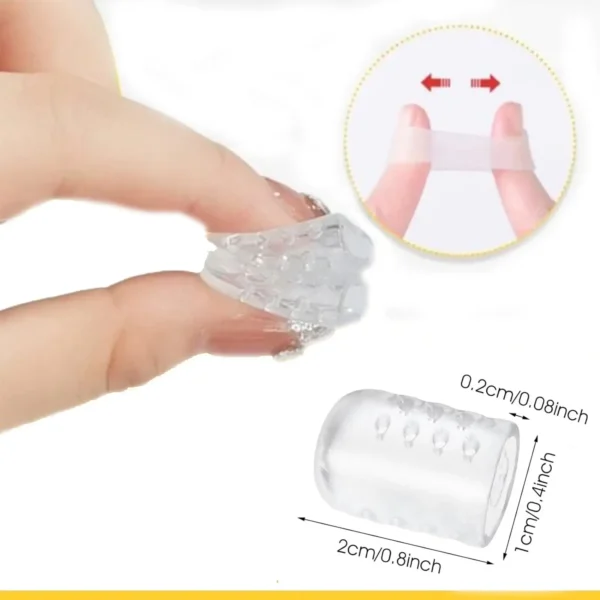 20pcs Toe Protectors Silicone Gel Caps for Corns Calluses Blisters Pain Relief, Soft Toe Sleeves Cushions - Image 2