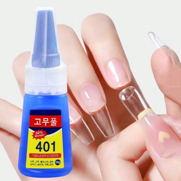 1/2/6pcs 20g Super Strong Nail Glue For False Nails Soft Nail Tips Gel Quick Drying,Suitable For Nail Art Beginners Adhesive Gel - Image 5