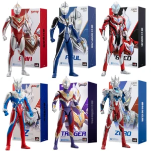 ZD Toys Ultraman Tiga Action Figure Joint Movable Agul Geed Trigger Ace Seven Jack Ultraman Adult Collection Figure Gift