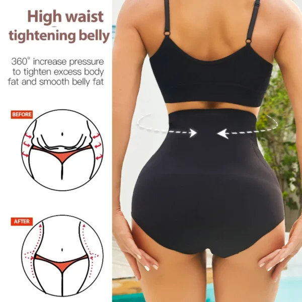 3PCS Slimming High Waist Tummy Control Panties Women Briefs Panty Shaper Slimming Underwear Butt Lifter Shaping Body Shapewear - Image 5