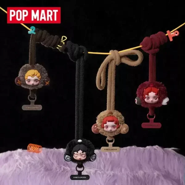 POPMART SKULLPANDA YOU FOUND ME Series Mobile Phone Lanyard Blind Box Anime Figure Guess Bag Ornament Figurines Dolls Model Gift - Image 4