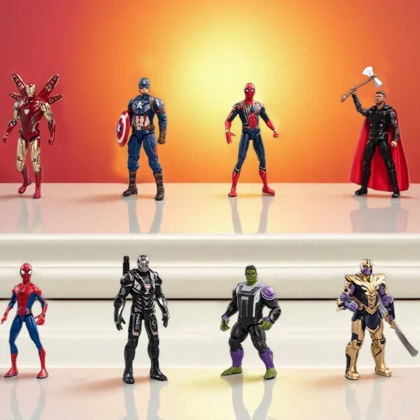 ZD Toys Avengers Legends Iron Man Spider Man Thor Captain America Thanos Hulk War Machine Action Figures Gif - Image 3
