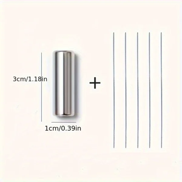 1/2/3/6 Pc Cat Eye Nail Magnet Set with Flexible Iron Wire For Creating Heart & Ingot Shapes On Nails Nail Art Accessories Tools - Image 6
