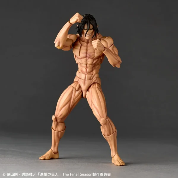 Original In Stock Revoltech AMAZING YAMAGUCHI Eren Jaeger Anime Action Figures Model Collection Toy - Image 7