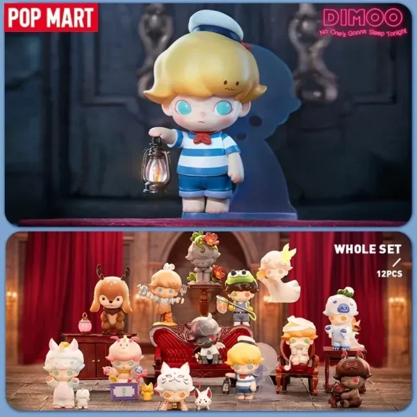 POP MART DIMOO: No One's Gonna Sleep Tonight Series Blind Box Toys Guess Bag Mystery Box Mistery Caixa Action Figure Surpresa Cu - Image 2