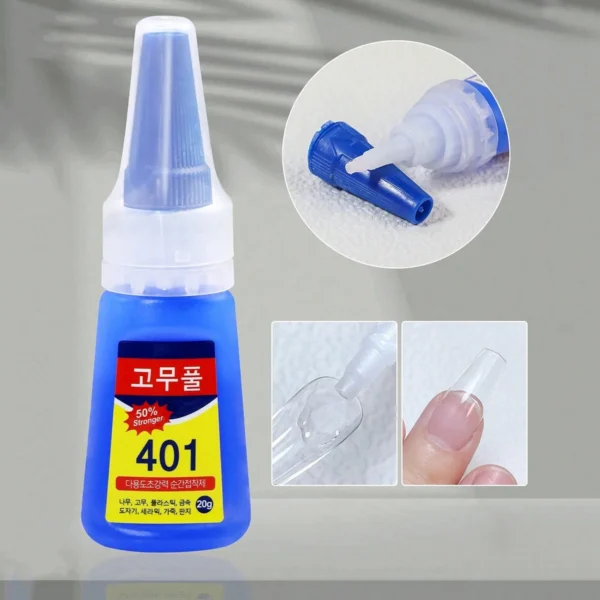 1/2/6pcs 20g Super Strong Nail Glue For False Nails Soft Nail Tips Gel Quick Drying,Suitable For Nail Art Beginners Adhesive Gel - Image 2