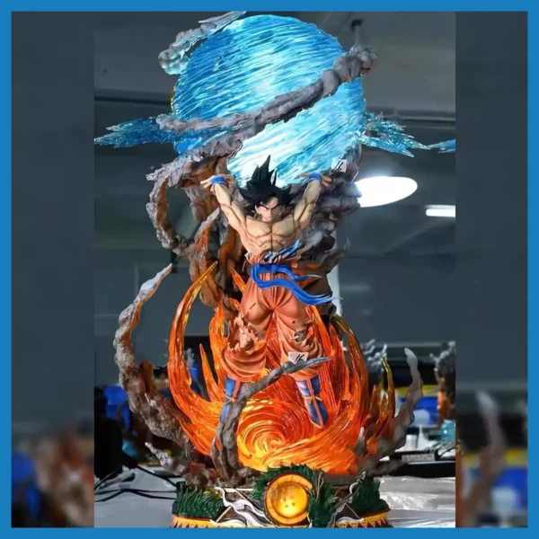 25cm Dragon Ball Figures Spirit Bomb Sou Goku Anime Figures Super Saiya Pvc Statue Doll Action Figure Model Collection Toys Gift - Image 7