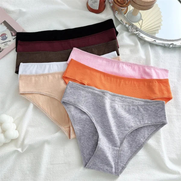 3Pcs Women's Cotton Briefs Seamless Underwear Women Panties Sexy Breathable Briefs Female Stretch Ladies Soft Lingerie - Image 5