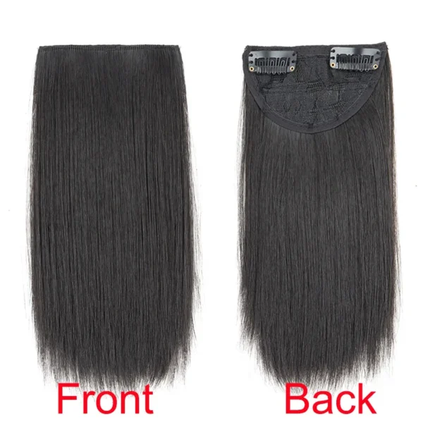 Synthetic 10/20/30cm Short Straight Hair Pieces Invisible Clip in Hair Top Side Cover Hair Accessories for Women - Image 4