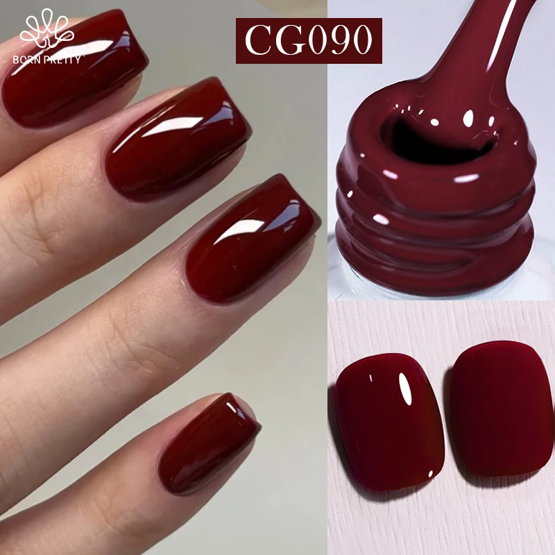 kf-Seefef7a9741147bfb988758744bdd1fc8 BORN PRETTY 10ml Ancora Red Color Gel Nail Polish Super Bright Varnis Semi Permanent Fall Winter Trendy Nails for Home DIY Nails - Image 1