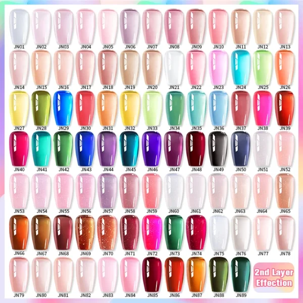 BORN PRETTY 10ml Nude Syrup Gel Jelly Nude Natural Color Semi Permanent Soak Off UV LED Varnish Nail Supplies Manicure - Image 6
