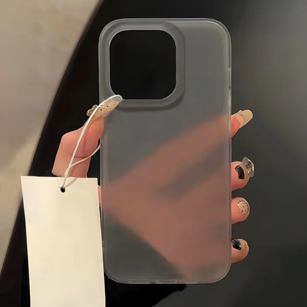 Ultra Thin Matte Soft Translucent Clear Phone Case For iPhone 13 Mini 15 16 17 11 12 14 Pro Max 17 Air Slim Silky Skin Cover - Image 2