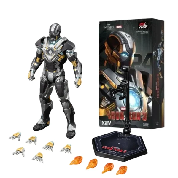 ZD Toys Iron Man MK15 MK16 War Machine MK2 Action Figure Iron Man Mk47 MK35 Red Snapper 1/10 Scale Iron Man Collections Gift - Image 3