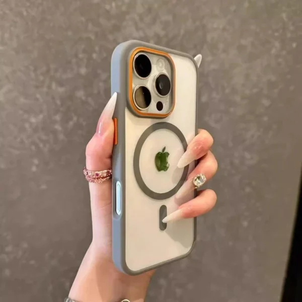 Luxury Wireless Charging Magsafe Transparent Phone Case For iPhone 11 12 13 14 15 16 Pro Max Plus Magnetic Bumper Back Cover - Image 5