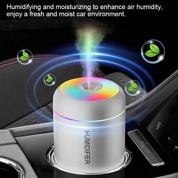 Mini Air Humidifier Usb Aroma Diffuser 180ml Essential Oil Purifier Cool Mist Sprayer Car Home Bedroom LED Desktop humidificador - Image 5