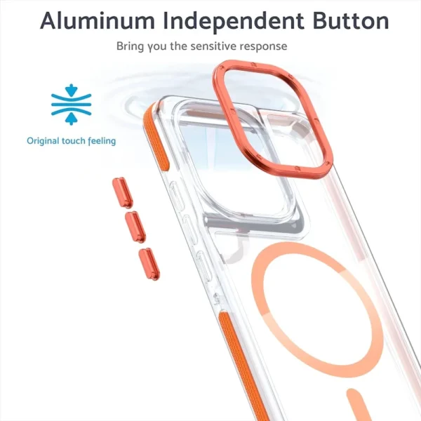 Luxury Shockproof Magnetic Clear Case for Motorola Moto Edge 60 50 Fusion 50 Pro 50 Neo G86 G56 G15 G05 G55 G24 5G Magsafe Cover - Image 3