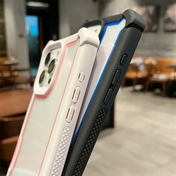 Heavy Duty Dual Layer Transparent Luxury Shockproof Durable Phone Case for iPhone 16 Pro Max 15 Plus 14 13 12 11 Protect Cover - Image 6