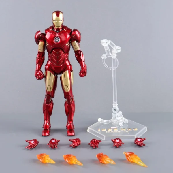 ZD Toys Iron Man Action Figure Joint Movable MK1 MK3 MK6 MK7 MK42 MK45 MK50 MK85 MK17 MK33 MK39 Adult Collection Figure Gift - Image 3