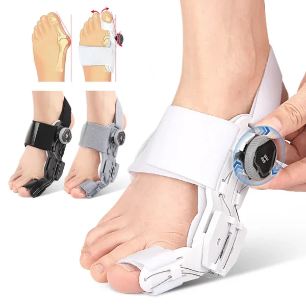 Bunion Corrector Unisex Foot Hallux Valgus Braces Rotatable Toe Separator Straightener Adjustable Pedicure Finger Toe Corrector - Image 6