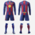 25-26 Barcelona home long-sleeved shorts with logo