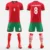 24-25 Portugal home green pants No. 8 B fee