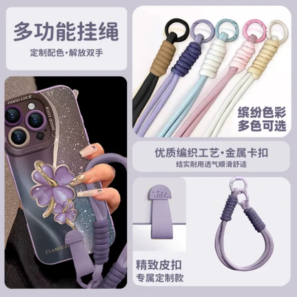 [Crossbody wrist lanyard] Dunhuang gourd is suitable for Huawei nova14pro mobile phone case new nova14 goddess nova13 energetic version temperament 12ultra niche 11 non-colliding style - Image 4