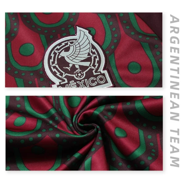 Mexico jersey national team home and away America's Cup quick-drying short-sleeved training game football uniform suit men's custom-made - Image 3