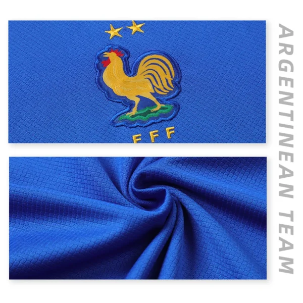 European Cup France team jersey national team uniform home and away Mbappe game training football uniform suit men's customization - Image 3
