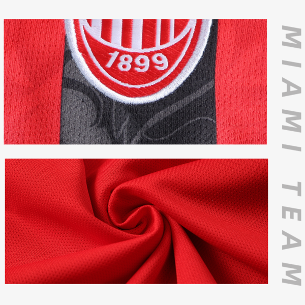 25-26 AC Milan jersey Modric football suit suit men's customized Leo game training team uniform quick-drying - Image 3