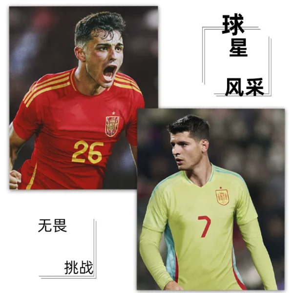 Spain jersey European Cup Yamal game training team uniform group purchase home and away football uniform suit men's customization - Image 2