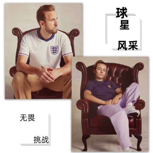 England jersey European Cup Cairn Sterling Bellingham national team short-sleeved football uniform suit men's custom-made - Image 2
