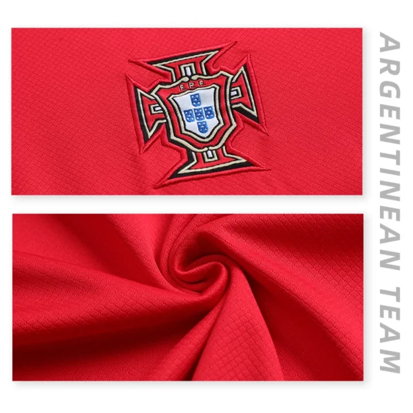 Portugal Jersey 2025 World Cup Ronaldo Football Suit Men's Customized Team Uniform Home and Away Training and Match Uniforms - Image 3