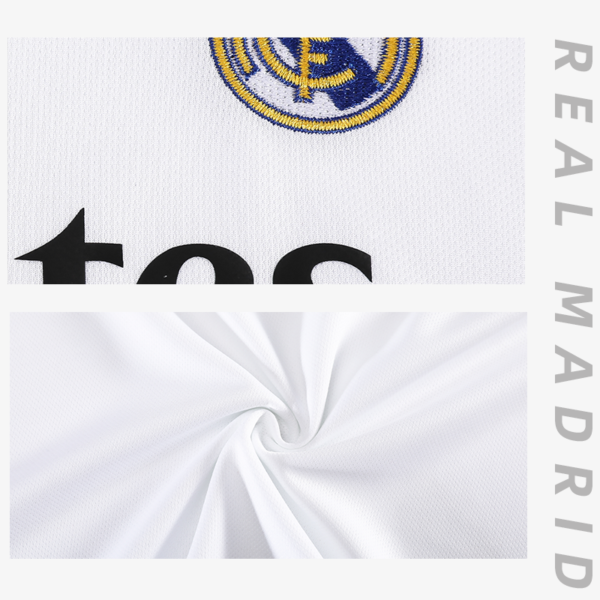 25-26 Real Madrid jersey customized Mbappe C Ronaldo Champions League home game team uniform Modric football jersey suit - Image 3