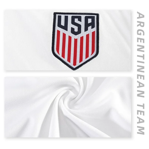 America's Cup United States Team Jersey Pulisic Olympic National Team Game Training Team Uniform Football Suit Men's - Image 3