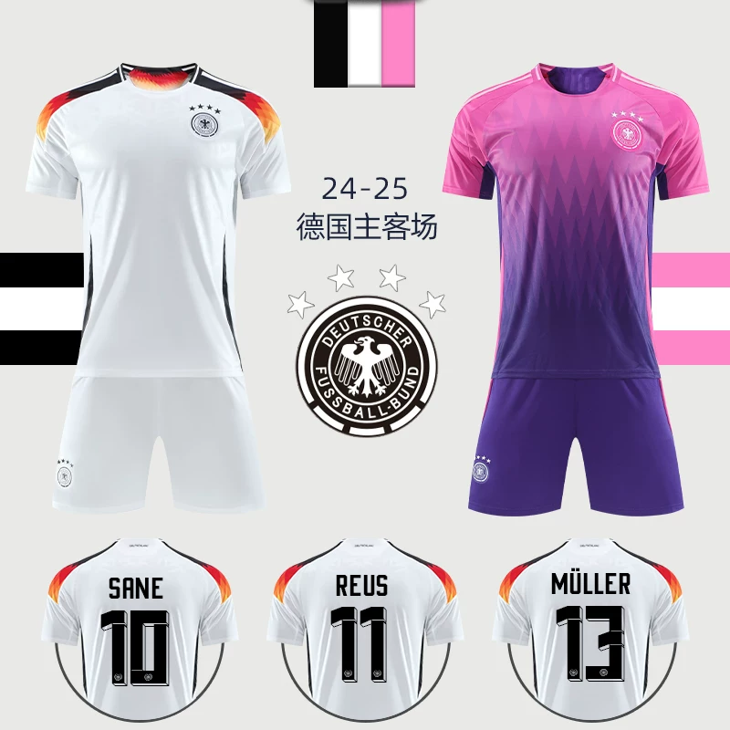 imgextra-i4-729960119-O1CN01Sl1J751CkY5kLtOEu_0-item_pic World Cup Germany Team Jersey Muller Havertz Short Sleeve Football Training Team Uniform Suit Men's Customized Women's Long Sleeve - Image 1
