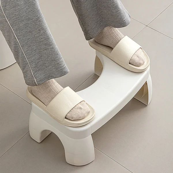 1pc Elderly chair step toilet foot walk wc stool Bathroom Toilet Wheel stool for toilets squat stool foldable chair，non-slip - Image 4