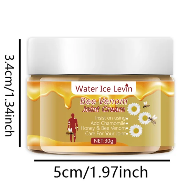 Natural Bee Venom Cream Joint and Skin Care - Injection Curcumin and Glycerin - Soothing Massage and Moisturizing Savior - Image 2